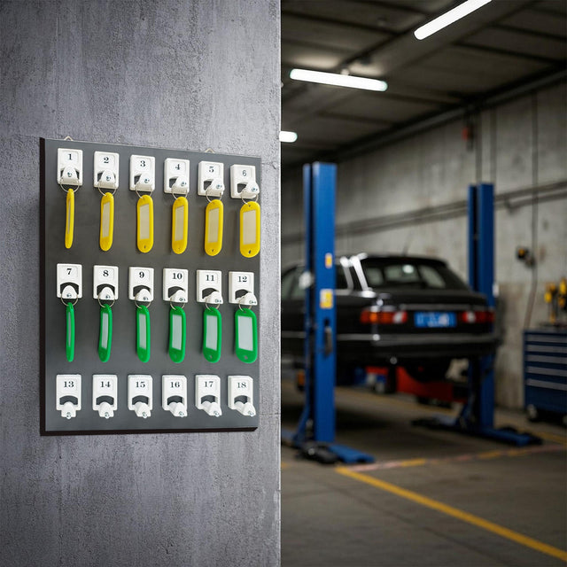 18 Hook Wall Mounted Key Rack Board