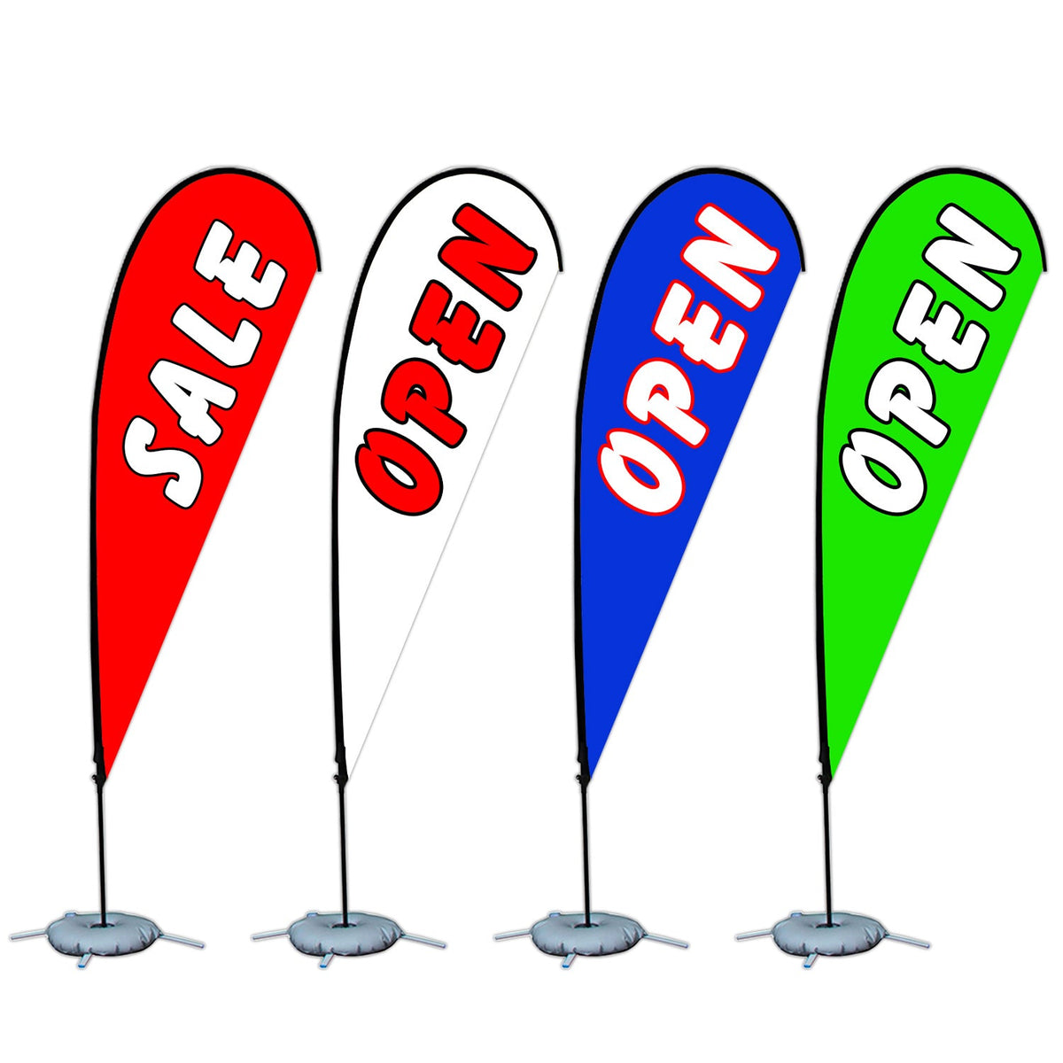 Custom Branded Teardrop Flags Australia
