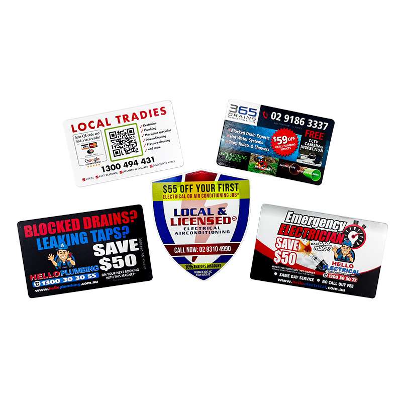 Wholesale Magnetic Business Card Sign Car Advertising Magnet Stickers