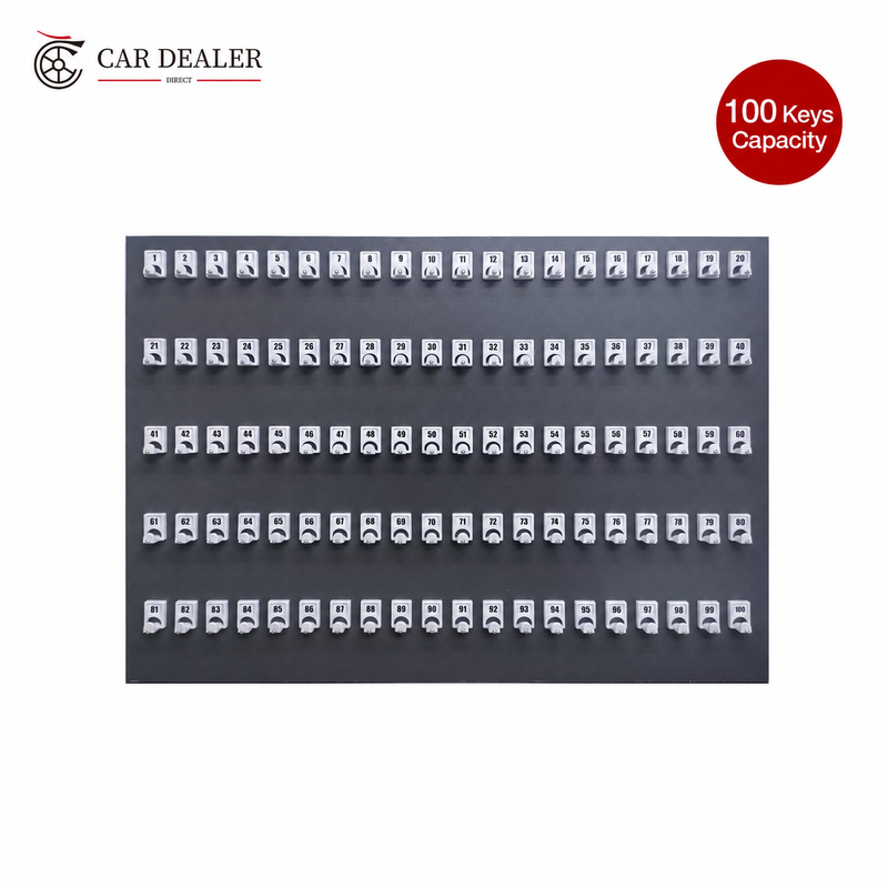 100 Position Key Holder Rack for Dealership Key Management
