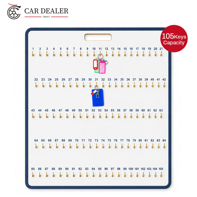 105 Hooks Wooden Car Key Hook Board