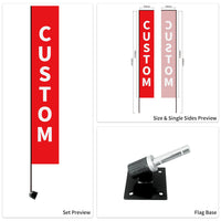 Custom Branded Flat Top Flags