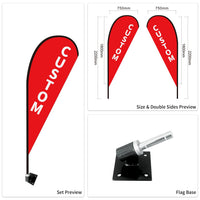 Custom Branded Teardrop Flags Australia