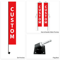 Custom Branded Flat Top Flags