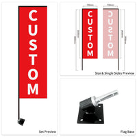 Custom Branded Flat Top Flags