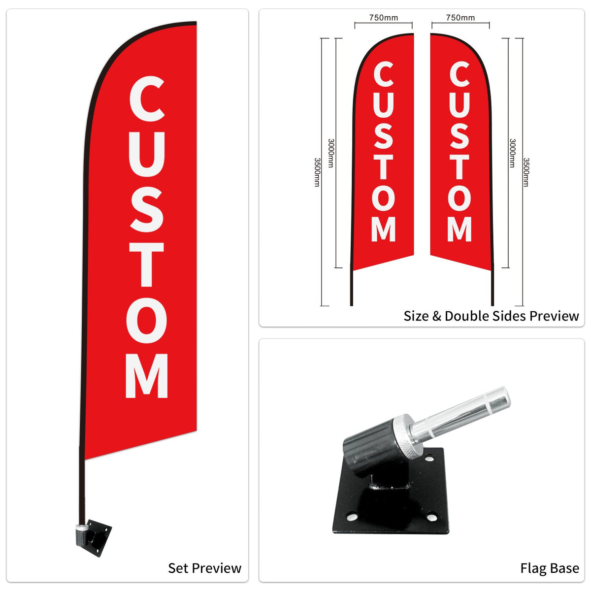 Custom Advertising Feather Flags