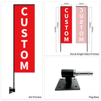 Custom Branded Flat Top Flags