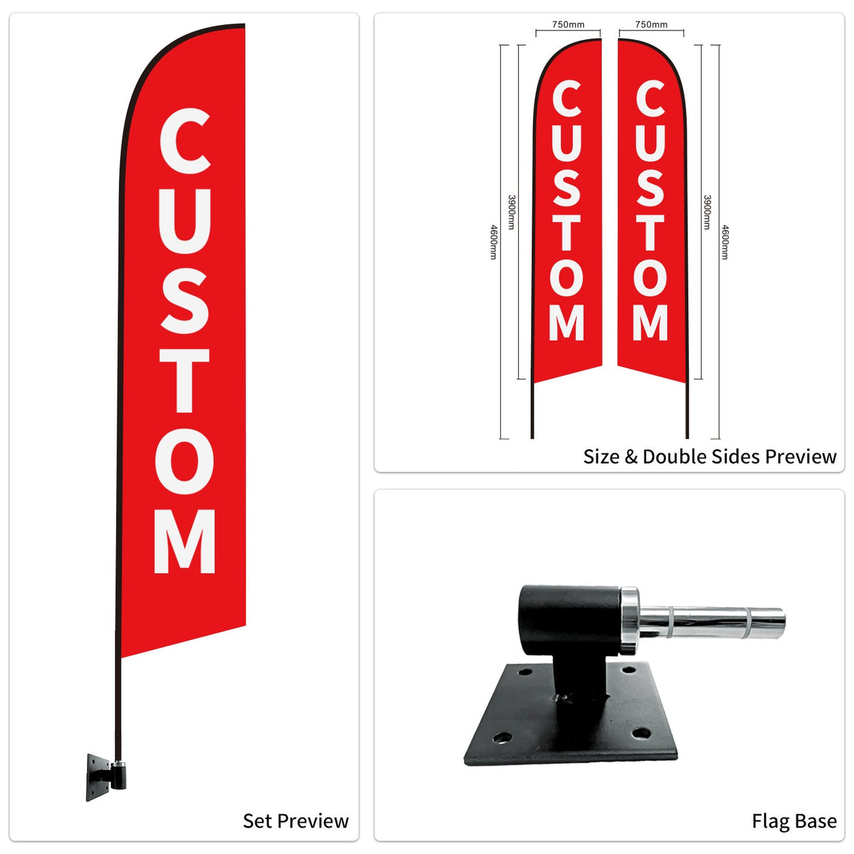 Auto Tire Sale Feather Advertising Flags