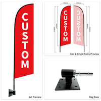 Car Dealer Advertising Swooper Flags