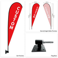 Custom Branded Teardrop Flags Australia