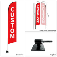 Auto Tire Sale Feather Advertising Flags