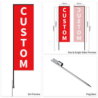 Custom Branded Flat Top Flags
