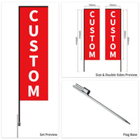 Custom Branded Flat Top Flags