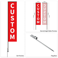 Custom Branded Flat Top Flags