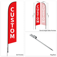 Used Car Dealership Outdoor Lot Advertising Swooper Flags