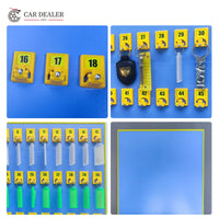 75 Hook Blue Key Holder Board for Dealerships & Facilities