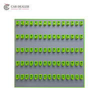 75 Hook Green Wall Mounted Key Holder Board