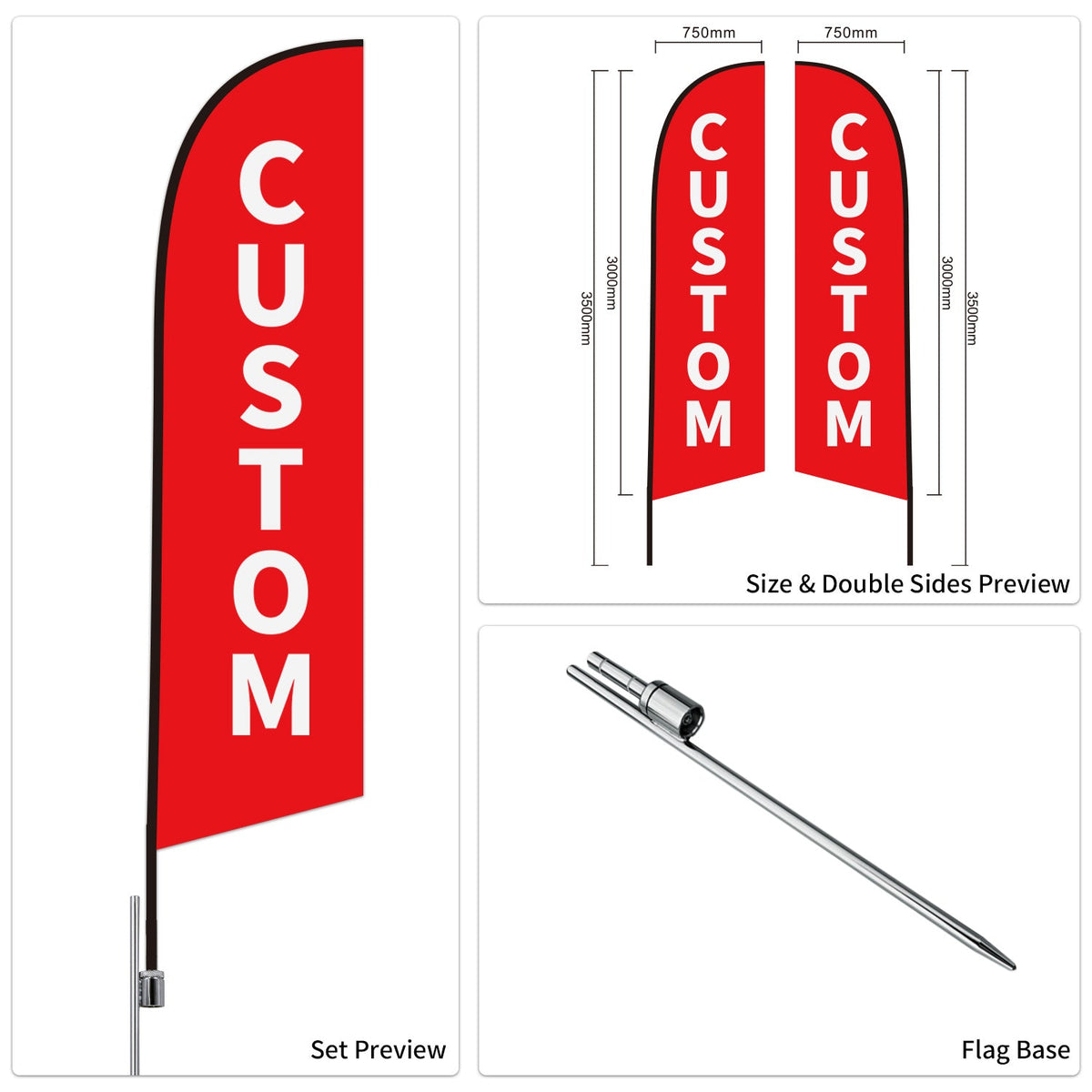 Custom Advertising Feather Flags
