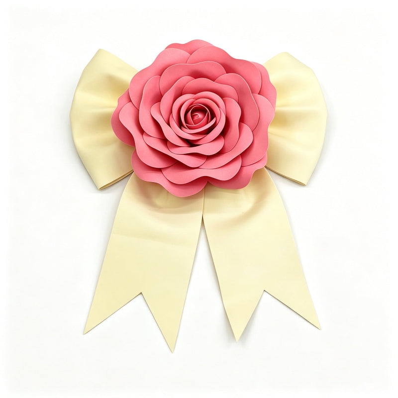 Magnetic Large Floral New Car Delivery Bow – Decorative Flower Car Gift Bow