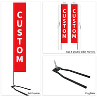 Custom Branded Flat Top Flags