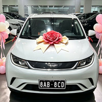 Magnetic Large Floral New Car Delivery Bow – Decorative Flower Car Gift Bow