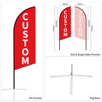 Car Dealer Advertising Swooper Flags