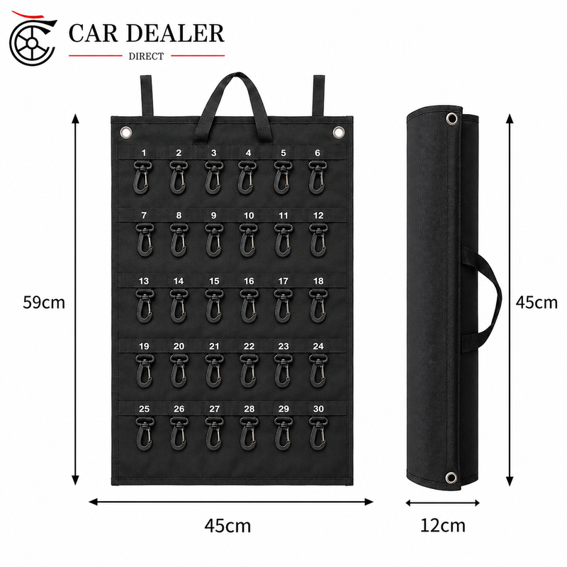 30 Hooks Rollable Key Case
