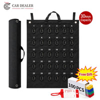 30 Hooks Rollable Key Case