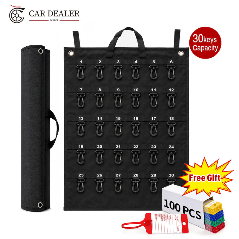 30 Hooks Rollable Key Case