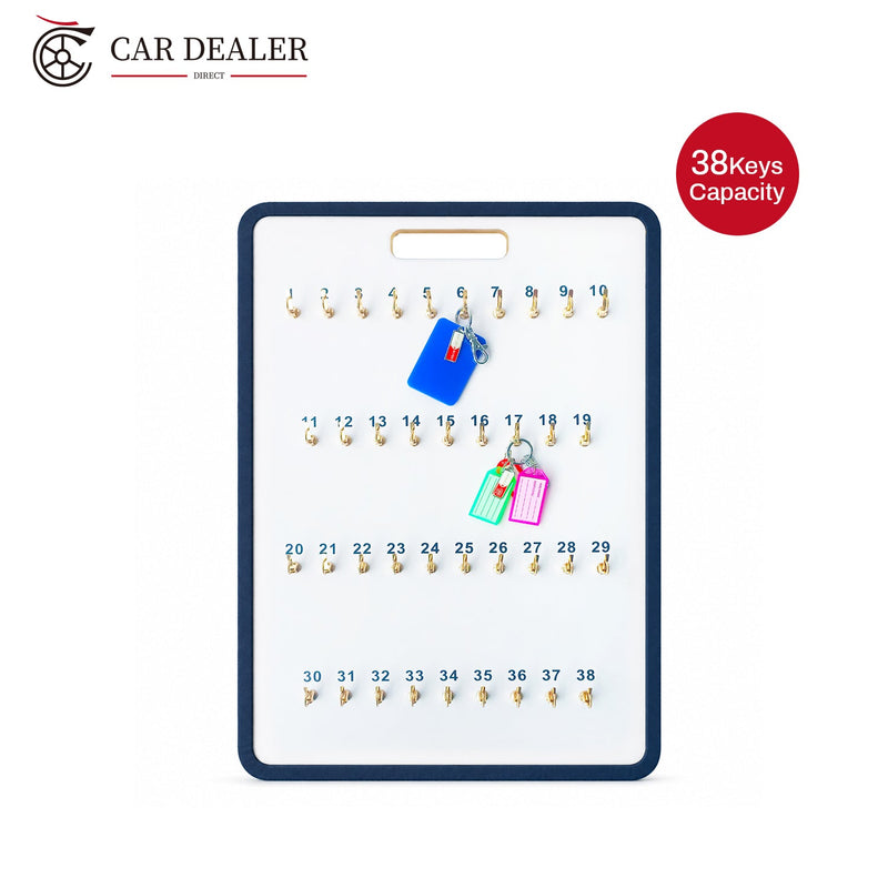 38 Hooks Wooden Car Key Hook Board