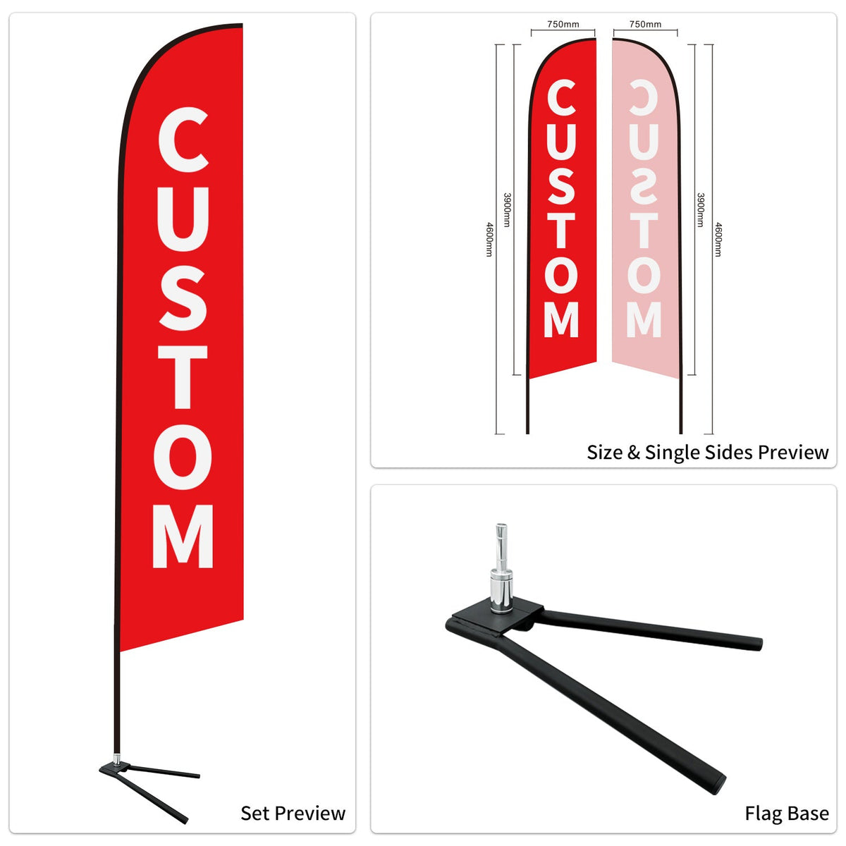 Car Dealer Advertising Swooper Flags