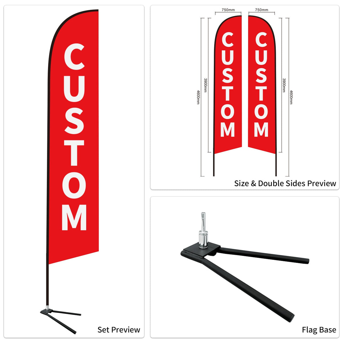 Auto Tire Sale Feather Advertising Flags