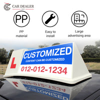 L72 I Custom Magnetic Car Roof Advertising Sign Australia