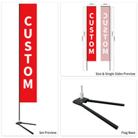 Custom Branded Flat Top Flags