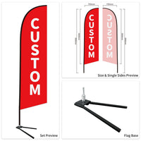 Auto Tire Sale Feather Advertising Flags