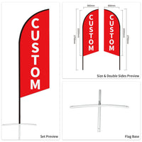 Car Dealer Advertising Swooper Flags