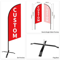 Custom Advertising Feather Flags