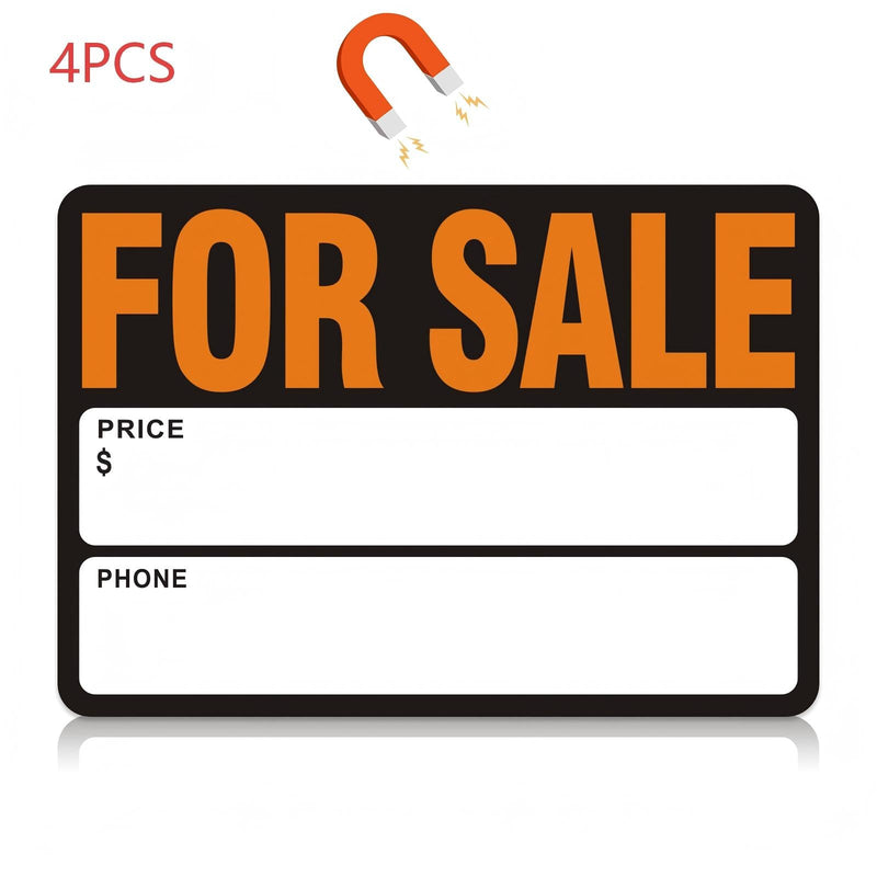 Magnetic For Sale Car Vehicles Sign