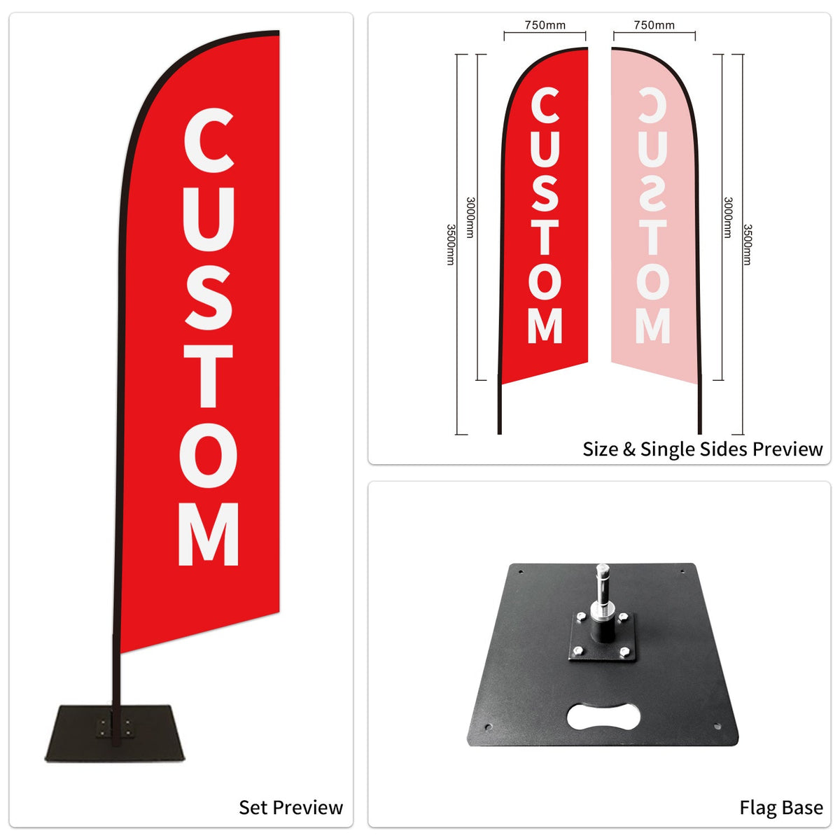 Custom Advertising Feather Flags