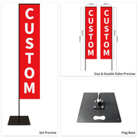 Custom Branded Flat Top Flags