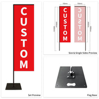 Custom Branded Flat Top Flags