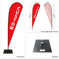 Custom Branded Teardrop Flags Australia
