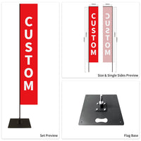 Custom Branded Flat Top Flags