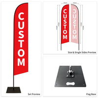 Used Car Dealership Outdoor Lot Advertising Swooper Flags