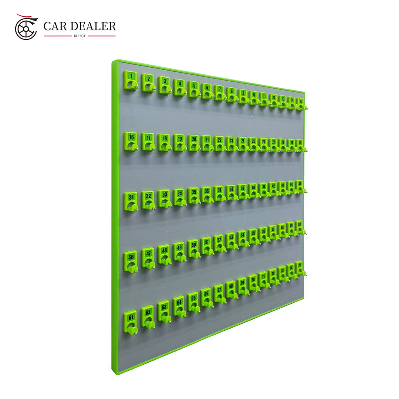 75 Hook Green Wall Mounted Key Holder Board