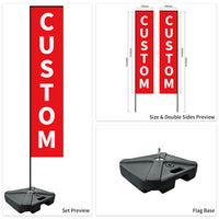 Custom Branded Flat Top Flags