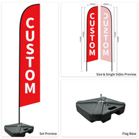 Auto Tire Sale Feather Advertising Flags