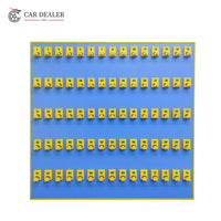 75 Hook Blue Key Holder Board for Dealerships & Facilities