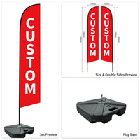 Caravans Advertising Feather Flags