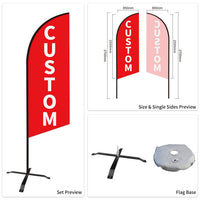 Used Car Dealership Outdoor Lot Advertising Swooper Flags